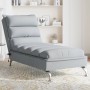 Sofá diván de masaje con cojines tela gris claro de vidaXL, Divanes - Ref: Foro24-379475, Precio: 172,70 €, Descuento: %