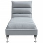 Sofá diván de masaje con cojines tela gris claro de vidaXL, Divanes - Ref: Foro24-379475, Precio: 172,70 €, Descuento: %