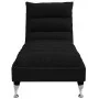Sofá diván de masaje con cojines de tela negro de vidaXL, Divanes - Ref: Foro24-379477, Precio: 191,95 €, Descuento: %