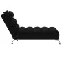 Sofá diván de masaje con cojines de tela negro de vidaXL, Divanes - Ref: Foro24-379477, Precio: 191,95 €, Descuento: %