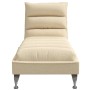 Sofá diván de masaje con cojines de tela crema de vidaXL, Divanes - Ref: Foro24-379480, Precio: 170,50 €, Descuento: %