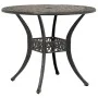 Mesa de jardín aluminio fundido bronce Ø90x75 cm de vidaXL, Mesas de jardín - Ref: Foro24-4002807, Precio: 189,32 €, Descuent...