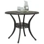 Mesa de jardín aluminio fundido bronce Ø90x75 cm de vidaXL, Mesas de jardín - Ref: Foro24-4002807, Precio: 189,32 €, Descuent...
