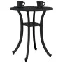 Mesa de jardín aluminio fundido negro Ø48x53 cm de vidaXL, Mesas de jardín - Ref: Foro24-4002824, Precio: 73,63 €, Descuento: %