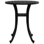 Mesa de jardín aluminio fundido negro Ø48x53 cm de vidaXL, Mesas de jardín - Ref: Foro24-4002824, Precio: 73,63 €, Descuento: %