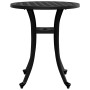 Mesa de jardín aluminio fundido negro Ø48x53 cm de vidaXL, Mesas de jardín - Ref: Foro24-4002824, Precio: 77,95 €, Descuento: %