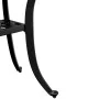 Schwarzer Gartentisch aus Aluminiumguss Ø48x53 cm von vidaXL, Gartentische - Ref: Foro24-4002824, Preis: 73,63 €, Rabatt: %