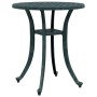 Mesa de jardín aluminio fundido verde Ø48x53 cm de vidaXL, Mesas de jardín - Ref: Foro24-4002826, Precio: 76,19 €, Descuento: %