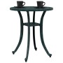 Mesa de jardín aluminio fundido verde Ø48x53 cm de vidaXL, Mesas de jardín - Ref: Foro24-4002826, Precio: 76,19 €, Descuento: %