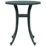Mesa de jardín aluminio fundido verde Ø48x53 cm de vidaXL, Mesas de jardín - Ref: Foro24-4002826, Precio: 75,13 €, Descuento: %
