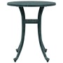 Mesa de jardín aluminio fundido verde Ø48x53 cm de vidaXL, Mesas de jardín - Ref: Foro24-4002826, Precio: 76,19 €, Descuento: %