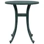 Mesa de jardín aluminio fundido verde Ø48x53 cm de vidaXL, Mesas de jardín - Ref: Foro24-4002826, Precio: 75,13 €, Descuento: %