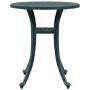 Mesa de jardín aluminio fundido verde Ø48x53 cm de vidaXL, Mesas de jardín - Ref: Foro24-4002826, Precio: 76,19 €, Descuento: %