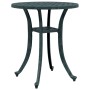 Mesa de jardín aluminio fundido verde Ø48x53 cm de vidaXL, Mesas de jardín - Ref: Foro24-4002826, Precio: 76,19 €, Descuento: %