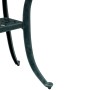Mesa de jardín aluminio fundido verde Ø48x53 cm de vidaXL, Mesas de jardín - Ref: Foro24-4002826, Precio: 76,19 €, Descuento: %