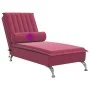 Massage Divan Sofa with Red Velvet Cushion by vidaXL, Daybeds - Ref: Foro24-379463, Price: 160,19 €, Discount: %