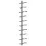 Botellero de pared para 10 botellas metal negro de vidaXL, Botelleros - Ref: Foro24-289566, Precio: 41,55 €, Descuento: %
