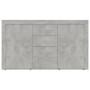 Aparador de madera de ingeniería gris hormigón 120x36x69 cm de vidaXL, Aparadores - Ref: Foro24-801845, Precio: 124,63 €, Des...