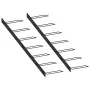 Botellero de pared para 14 botellas 2 unidades metal negro de vidaXL, Botelleros - Ref: Foro24-289565, Precio: 56,91 €, Descu...
