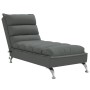 Sofá diván de masaje con cojines tela gris oscuro de vidaXL, Divanes - Ref: Foro24-379476, Precio: 199,70 €, Descuento: %