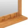 Espejo de pared con estante madera maciza de teca 60x12x40 cm de vidaXL, Espejos - Ref: Foro24-289071, Precio: 60,29 €, Descu...