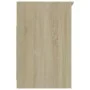 Cajonera de madera contrachapada color roble Sonoma 40x50x76 cm de vidaXL, Taquillas y armarios de almacenamiento - Ref: Foro...