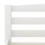 Estructura de cama de madera maciza de pino blanca 120x200 cm de vidaXL, Camas y somieres - Ref: Foro24-322070, Precio: 122,2...
