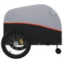 Remolque para bicicleta hierro negro y naranja 45 kg de vidaXL, Remolques para bicicletas - Ref: Foro24-94152, Precio: 103,49...