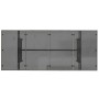 Mesa de jardín superficie de vidrio ratán PE gris 190x80x75 cm de vidaXL, Mesas de jardín - Ref: Foro24-365604, Precio: 163,7...