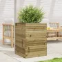 Jardinera madera de pino impregnada 50x50x68,5 cm de vidaXL, Maceteros y jardineras - Ref: Foro24-3282468, Precio: 152,97 €, ...