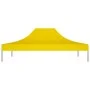 Techo de carpa para celebraciones amarillo 4,5x3 m 270 g/m² de vidaXL, Cubiertas para carpas y cenadores - Ref: Foro24-315374...