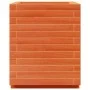 Jardinera madera maciza de pino marrón cera 40x40x49,5 cm de vidaXL, Maceteros y jardineras - Ref: Foro24-3282511, Precio: 11...