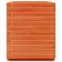 Jardinera madera maciza de pino marrón cera 40x40x49,5 cm de vidaXL, Maceteros y jardineras - Ref: Foro24-3282511, Precio: 11...