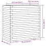Jardinera madera maciza de pino 70x40x72 cm de vidaXL, Maceteros y jardineras - Ref: Foro24-3282629, Precio: 168,04 €, Descue...