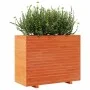 Jardinera madera maciza de pino marrón cera 90x40x72 cm de vidaXL, Maceteros y jardineras - Ref: Foro24-3282636, Precio: 236,...