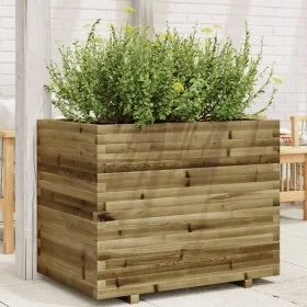 Jardinera madera de pino impregnada 90x60x72 cm de vidaXL, Maceteros y jardineras - Ref: Foro24-3282648, Precio: 249,65 €, De...