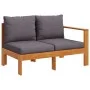 Set de sofás de jardín con cojines 6 pzas madera maciza acacia de vidaXL, Conjuntos de jardín - Ref: Foro24-3214867, Precio: ...