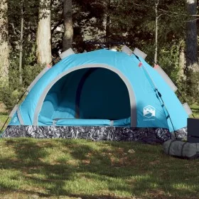 Tienda de campaña 3 personas apertura rápida azul de vidaXL, Tiendas de campaña - Ref: Foro24-4004166, Precio: 68,17 €, Descu...
