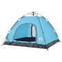 Tienda de campaña 3 personas apertura rápida azul de vidaXL, Tiendas de campaña - Ref: Foro24-4004166, Precio: 58,54 €, Descu...
