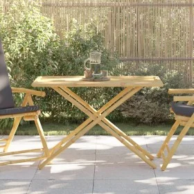 Bamboo folding garden table 110x55x75 cm by vidaXL, Garden tables - Ref: Foro24-365879, Price: 87,16 €, Discount: %