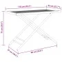 Mesa de jardín plegable de bambú 110x55x75 cm de vidaXL, Mesas de jardín - Ref: Foro24-365879, Precio: 87,16 €, Descuento: %