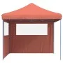 Tienda de fiesta plegable Pop-Up 2 paredes laterales terracota de vidaXL, Carpas y cenadores - Ref: Foro24-4004926, Precio: 1...