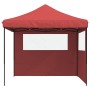 Tienda de fiesta plegable Pop-Up 2 paredes laterales burdeos de vidaXL, Carpas y cenadores - Ref: Foro24-4004924, Precio: 143...