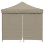 Tienda de fiesta plegable Pop-Up con 4 paredes laterales taupe de vidaXL, Carpas y cenadores - Ref: Foro24-4004930, Precio: 1...