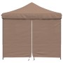 Tienda de fiesta plegable Pop-Up con 4 paredes laterales marrón de vidaXL, Carpas y cenadores - Ref: Foro24-4004932, Precio: ...