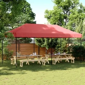 Tienda de fiesta plegable Pop-Up burdeos 580x292x315 cm de vidaXL, Carpas y cenadores - Ref: Foro24-4004939, Precio: 184,62 €...