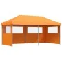 Tienda de fiesta plegable Pop-Up 3 paredes laterales naranja de vidaXL, Carpas y cenadores - Ref: Foro24-4004945, Precio: 212...