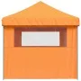 Tienda de fiesta plegable Pop-Up 3 paredes laterales naranja de vidaXL, Carpas y cenadores - Ref: Foro24-4004945, Precio: 212...