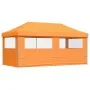 Tienda de fiesta plegable Pop-Up 3 paredes laterales naranja de vidaXL, Carpas y cenadores - Ref: Foro24-4004945, Precio: 212...