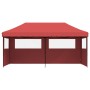Tienda de fiesta plegable Pop-Up 3 paredes laterales burdeos de vidaXL, Carpas y cenadores - Ref: Foro24-4004947, Precio: 211...